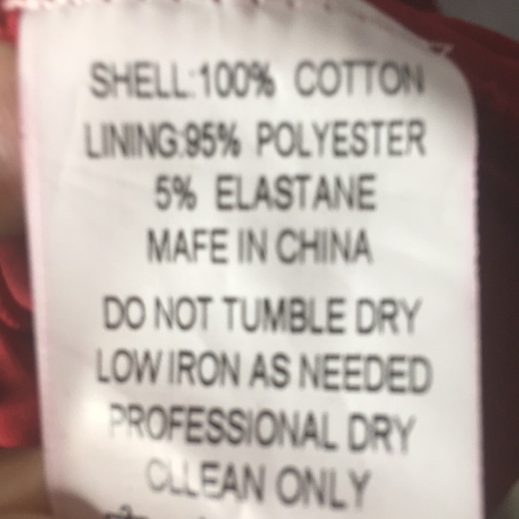 Thistlepearl red floral dress size 0 - Picture 5 of 6